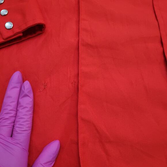 Vintage 80s Western Ranch-Wear Button Shirt M/L 22x31 Ruddock - Picture 7 of 12